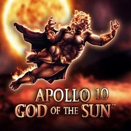 Apollo God of the Sun online game logo by Novomatic on reelssoncasino.com