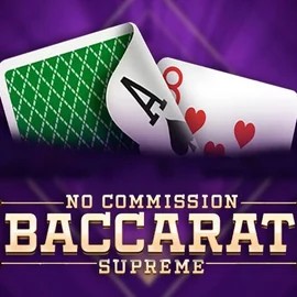 Baccarat Supreme slot visual from OneTouch Games available on reelssoncasino.com