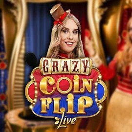 Crazy Coin Flip by Evolution, showcased at reelssoncasino.com – game logo