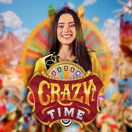 Enjoy Crazy Time by Evolution – logo hosted on reelssoncasino.com