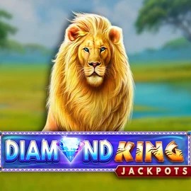 Enjoy Diamond King Jackpots by SpinPlay Games – logo hosted on reelssoncasino.com