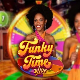 Funky Time logo by Evolution O'Reels Casino UK