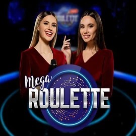 Mega Roulette online game logo by Pragmatic Play on reelssoncasino.com