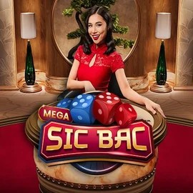 Official Live Casino logo: Mega Sic Bac by Pragmatic Play at O'Reels Casino UK