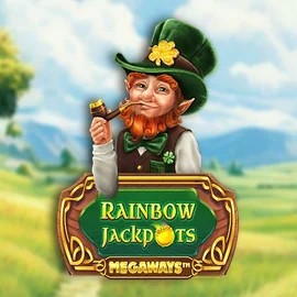 Jackpots logo of Rainbow Jackpots Megaways from Red Tiger Gaming at O'Reels Casino UK