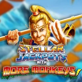 Stellar Jackpots with More Monkeys casino game by Lightning Box Game – featured logo at O'Reels Casino UK