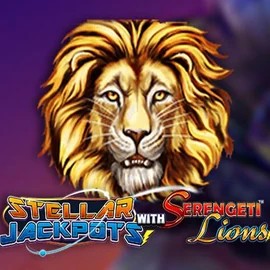 Stellar Jackpots with Serengeti Lions logo by Lightning Box Game O'Reels Casino UK
